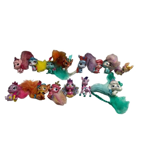 Disney Princess Palace Pets Furry Tail Friends 3” Lot Of 14 - Picture 12 of 16